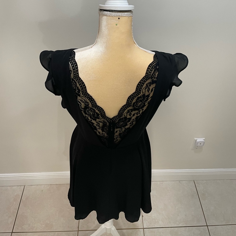 Express Black Lace-Back Dress - Picture 6 of 12